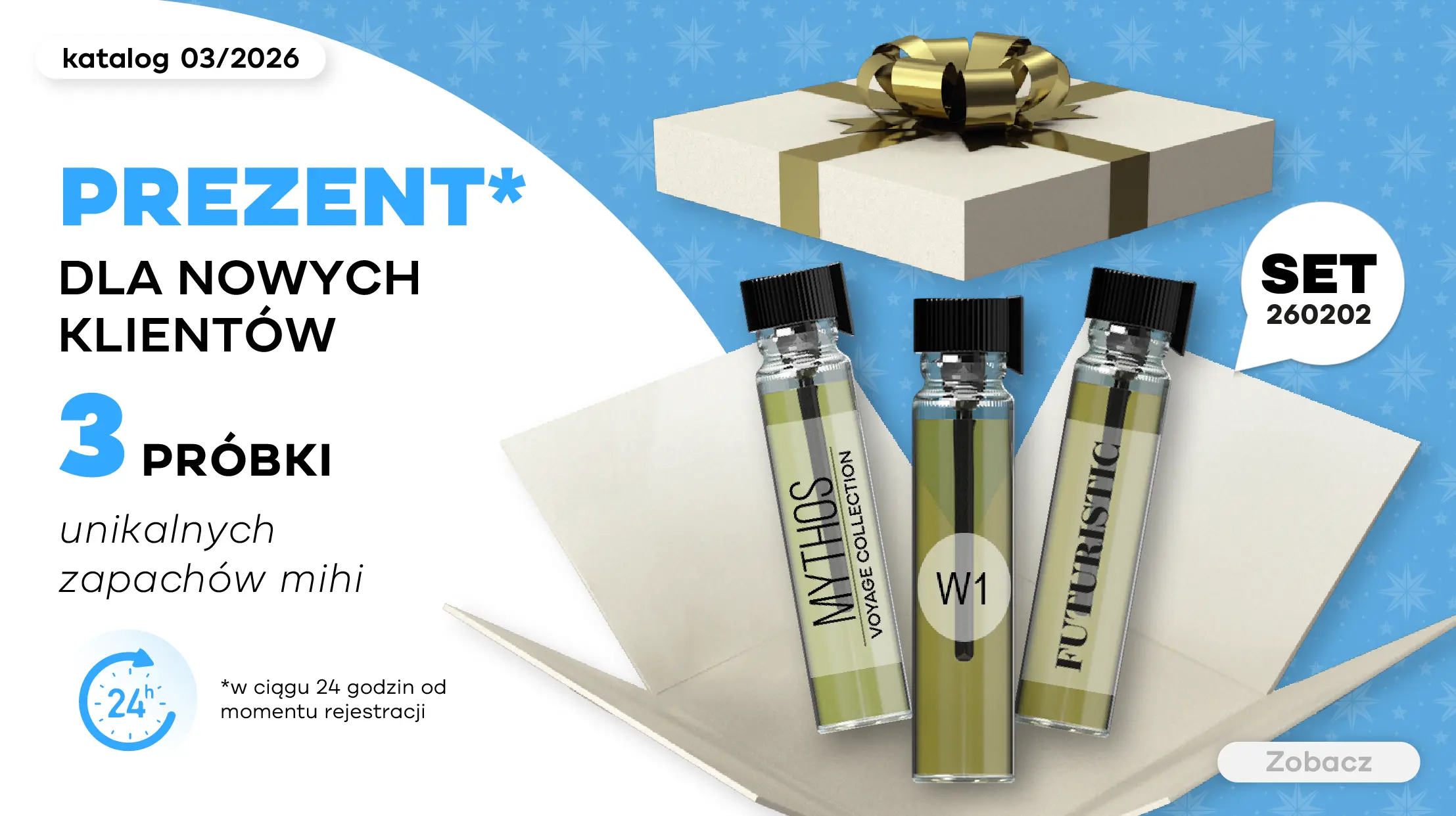 Super Bonus dla Nowych Klientów w okresie! Testery 3 ekskluzywnych zapachów mihi!