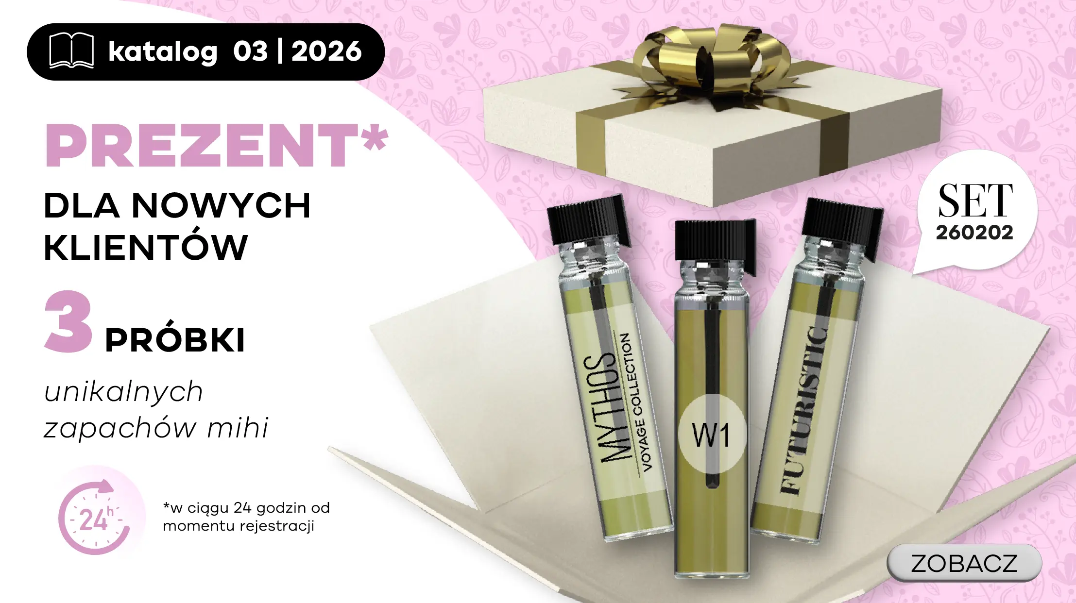 Super Bonus dla Nowych Klientów w okresie! Testery 3 ekskluzywnych zapachów mihi!