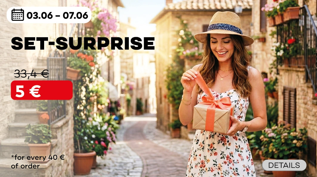 Only from 03.06 to 07.06 you have a chance to get a mystery surprise set for just 5€! Each set contains 3 favorite mihi products from different categories. And of course, a wow-effect when opening!