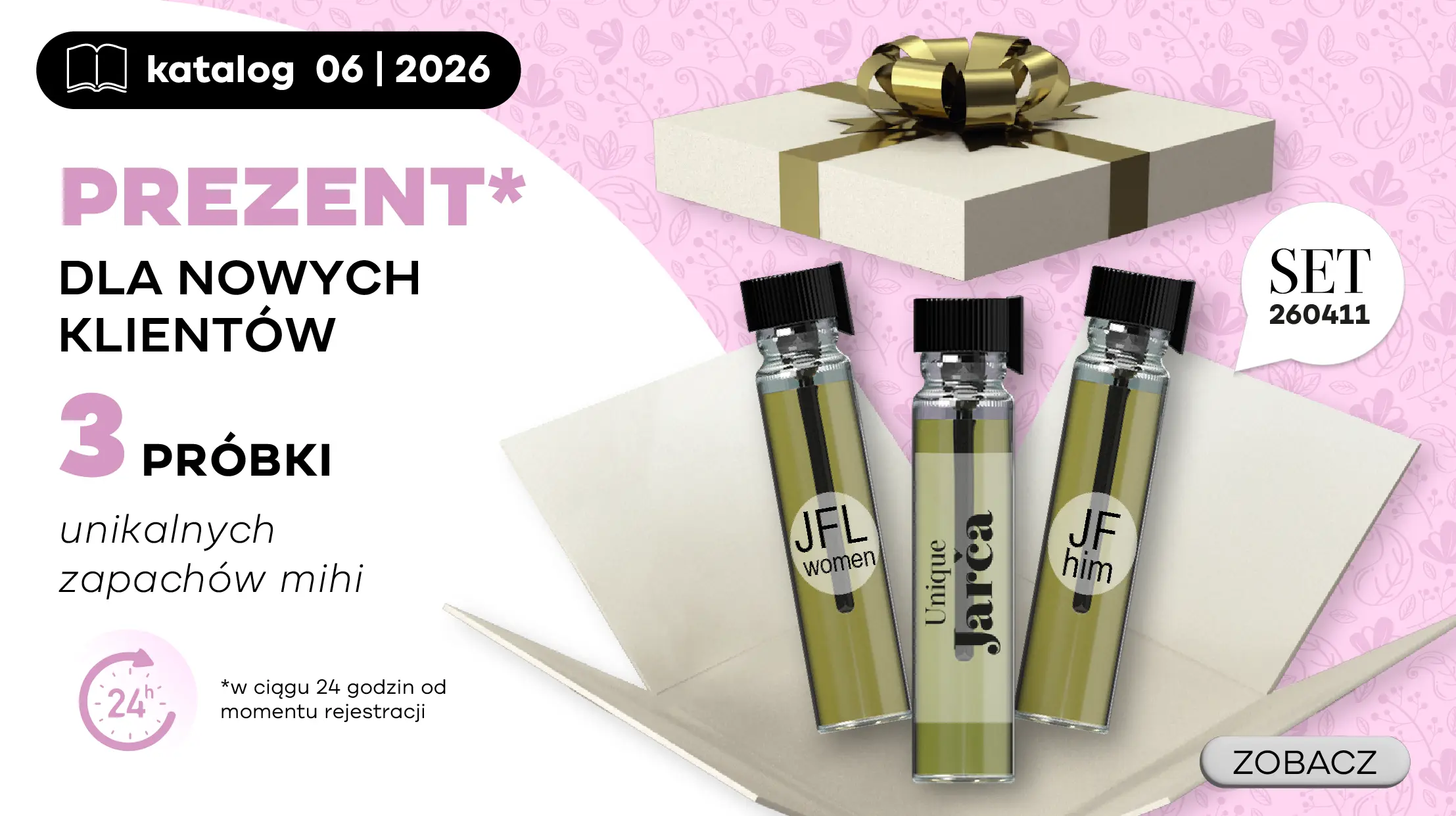 Super Bonus dla Nowych Klientów w okresie! Testery 3 ekskluzywnych zapachów mihi!