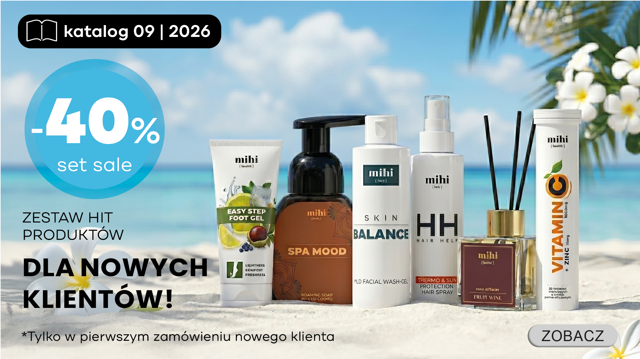 Unikalny zestaw HIT produktów mihi dla Nowych Klientów w okresie! Aby maksymalnie ułatwić pierwszy krok, z przyjemnością przedstawiamy specjalną ofertę dla Nowych Klientów!