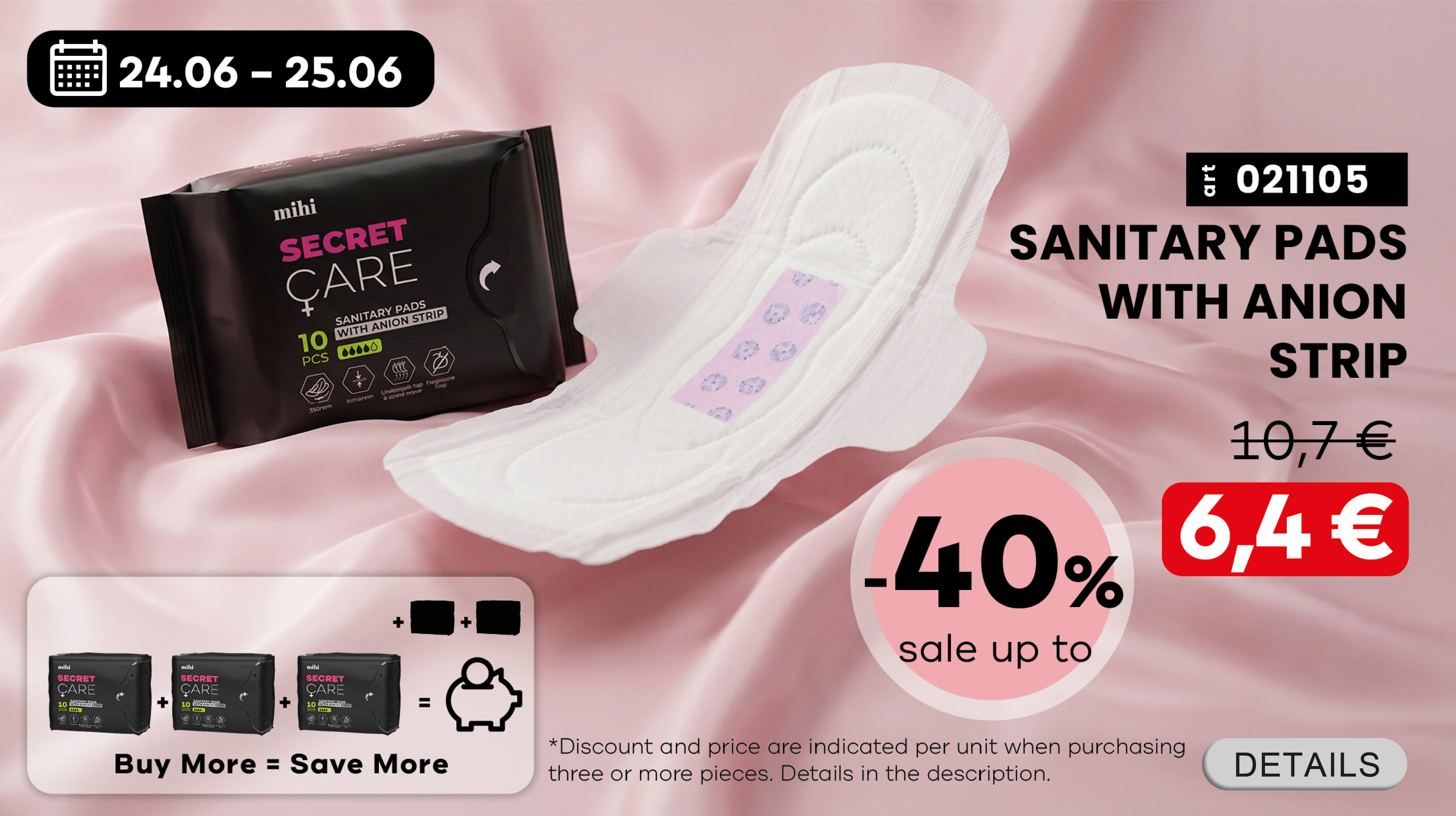 Only from 24.06 to 25.06, order new product and get up to 40% OFF!