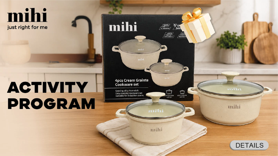 Activity Program - Join the activity program and receive a cookware set