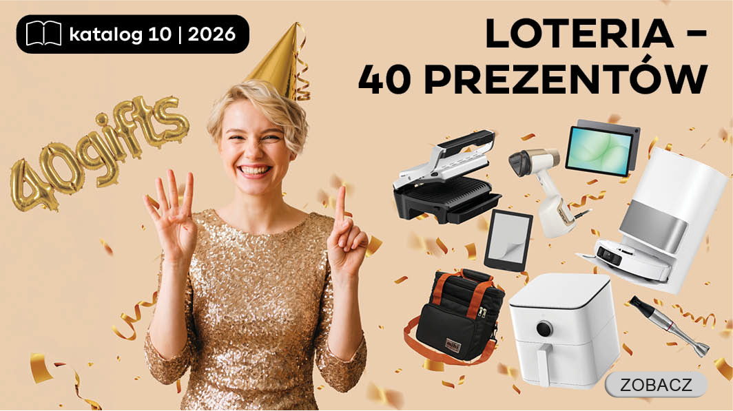 Każde zamówienie o wartości od 50€/225zł (według cen katalogowych) automatycznie bierze udział w losowaniu