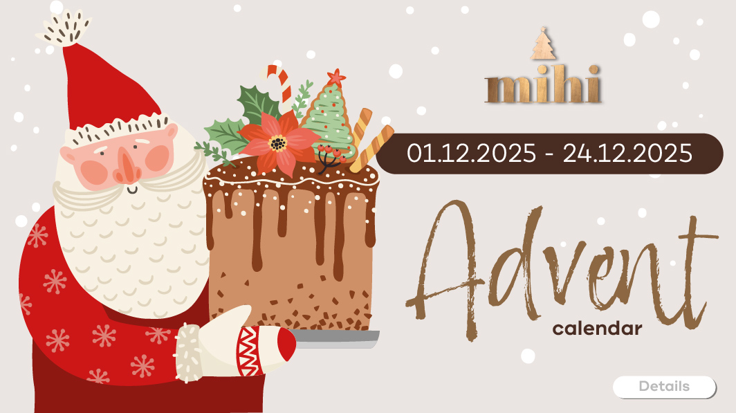 From December 1 to 24, daily surprises await you: discounts up to 50%, new product premieres , and special offers to get you in the holiday spirit  Each new window opens daily at 10:00