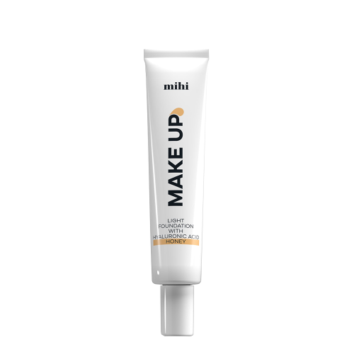 051203 Foundation. Lehký podkladový krém s kyselinou hyaluronovou Honey