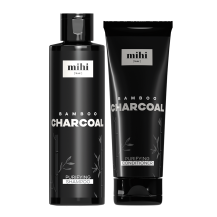 210358 Bamboo Charcoal. ZESTAW Prawdziwy detoks dla włosów i skóry głowy (031400 + 031401)