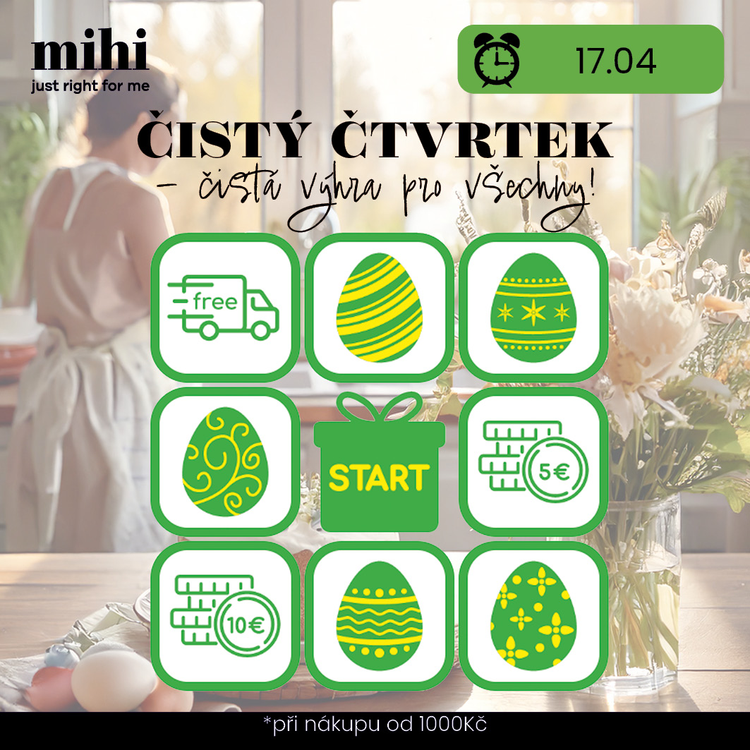 Čistý čtvrtek – čistá výhra pro všechny!🕊