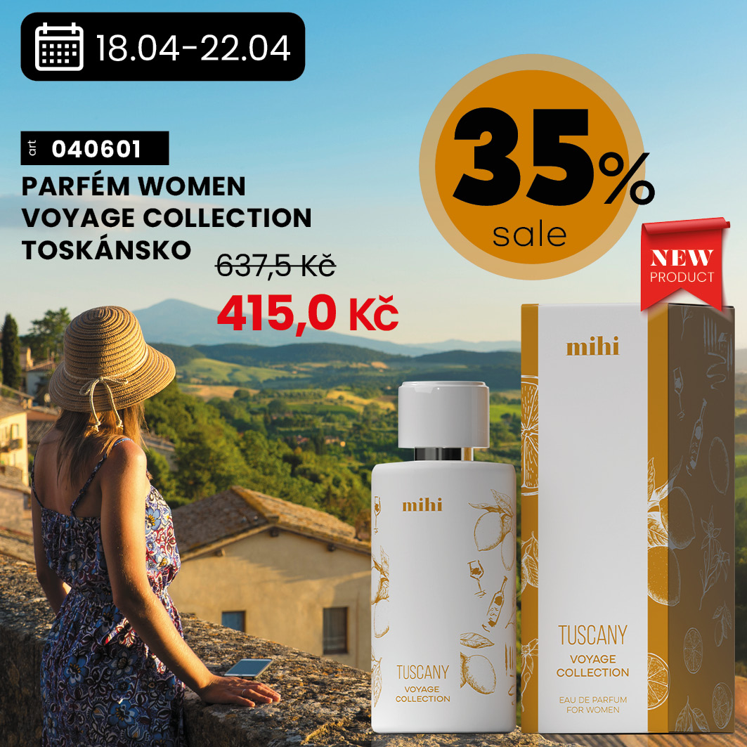 Kolekce parfémů Voyage. Toskánsko za skvělou cenu!
