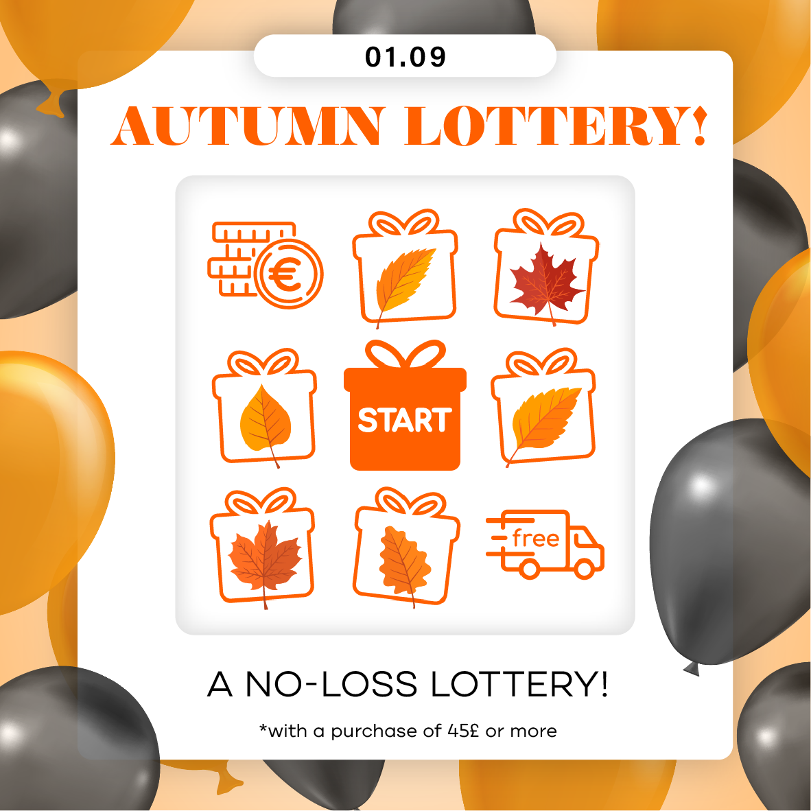 ๐ AUTUMN LOTTERY โ A GUARANTEED WIN! ๐