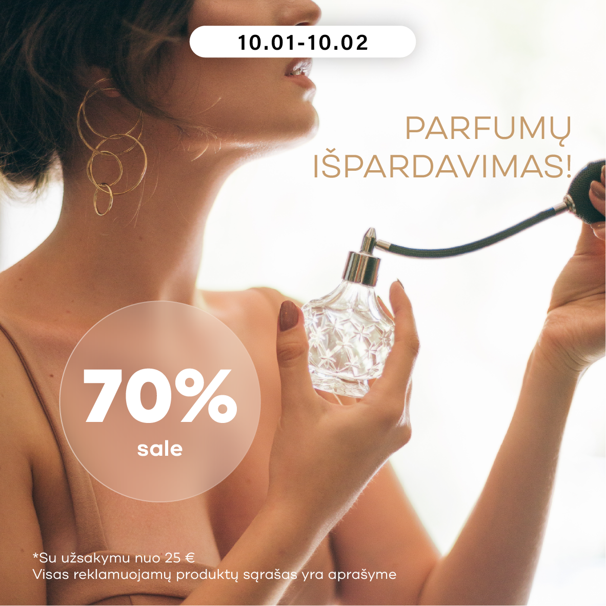 PARFUMŲ IŠPARDAVIMAS!