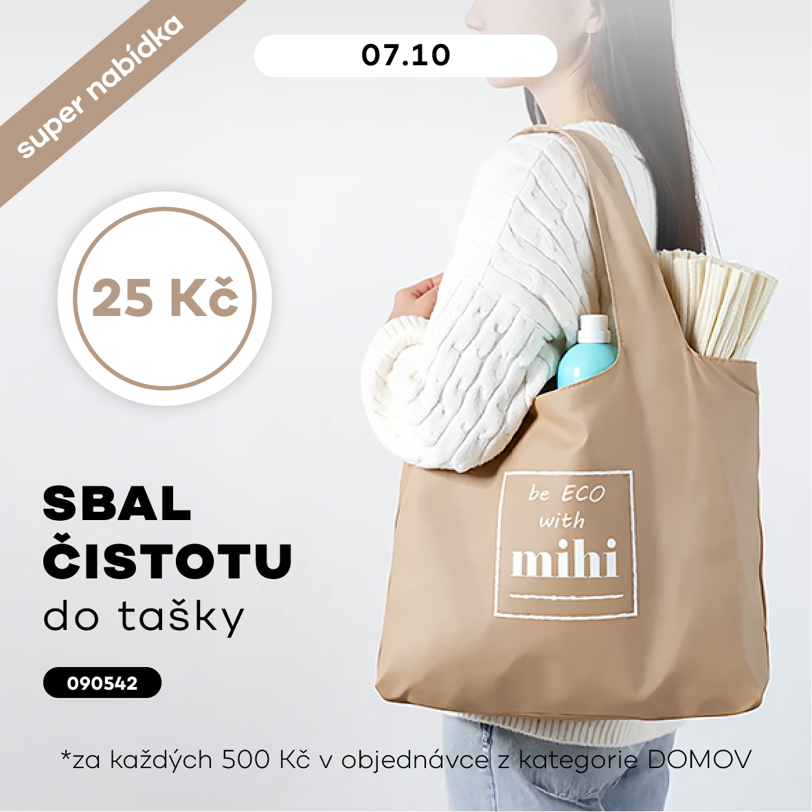 Sbal čistotu do tašky