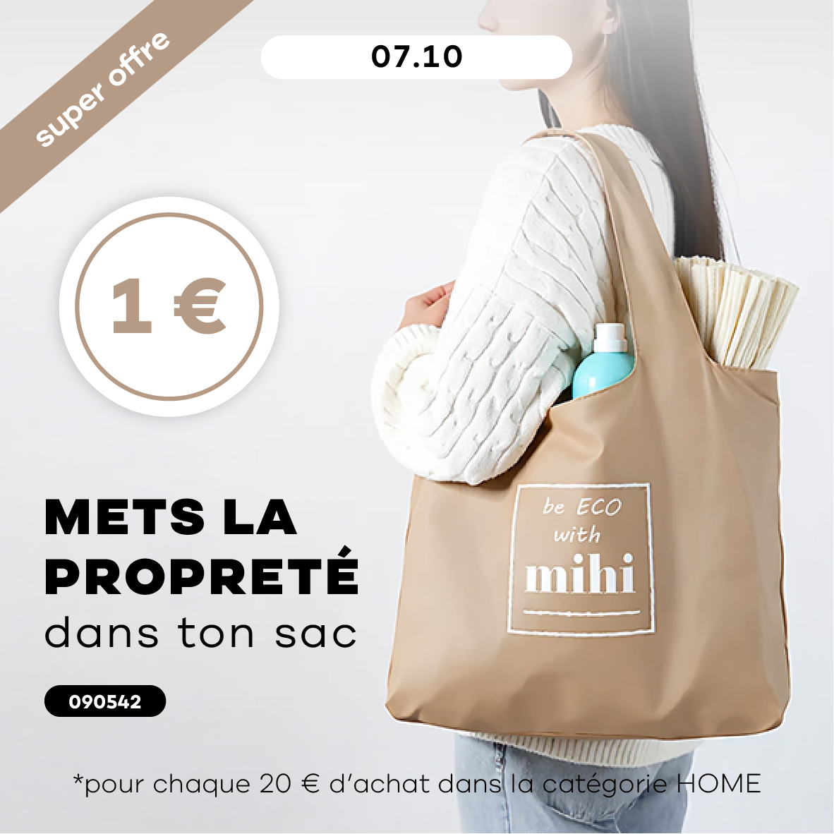 Mets la propreté dans ton sac