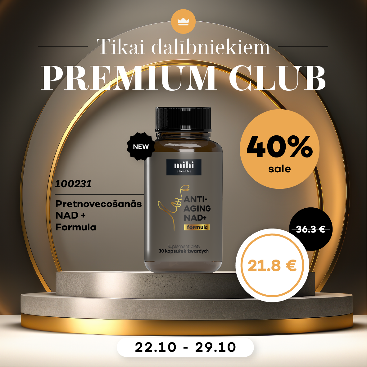 💥 Iepazīstieties ar jauno Mihi produktu! 🆕 Tikai Premium Club dalībniekiem!