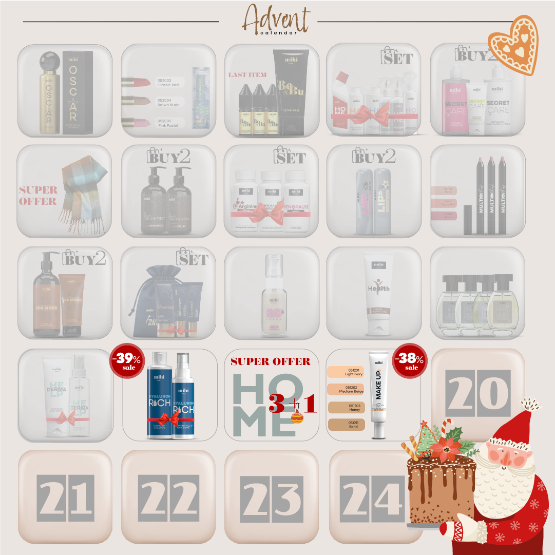 19er jour du calendrier de l'Avent en ligne Mihi ! 🎉