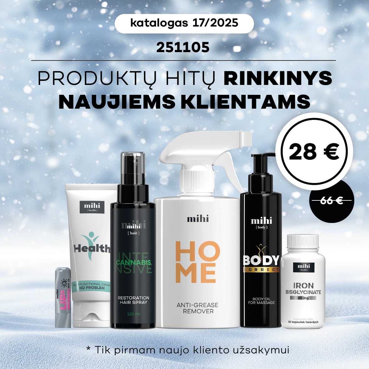 Rinkinys Naujajam Klientui 17/2025 laikotarpiu!