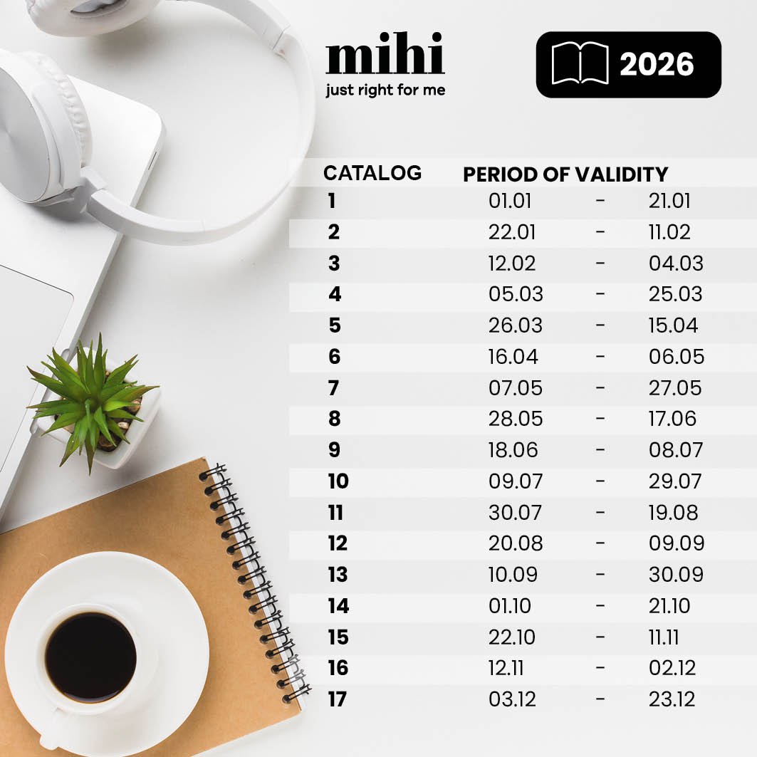 Catalog schedule 2026