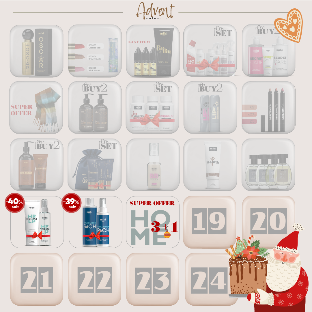 18er jour du calendrier de l'Avent en ligne Mihi ! 🎉