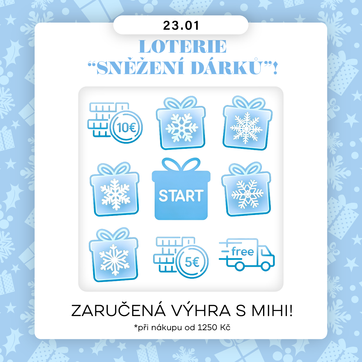 Loterie „Sněžení dárků“