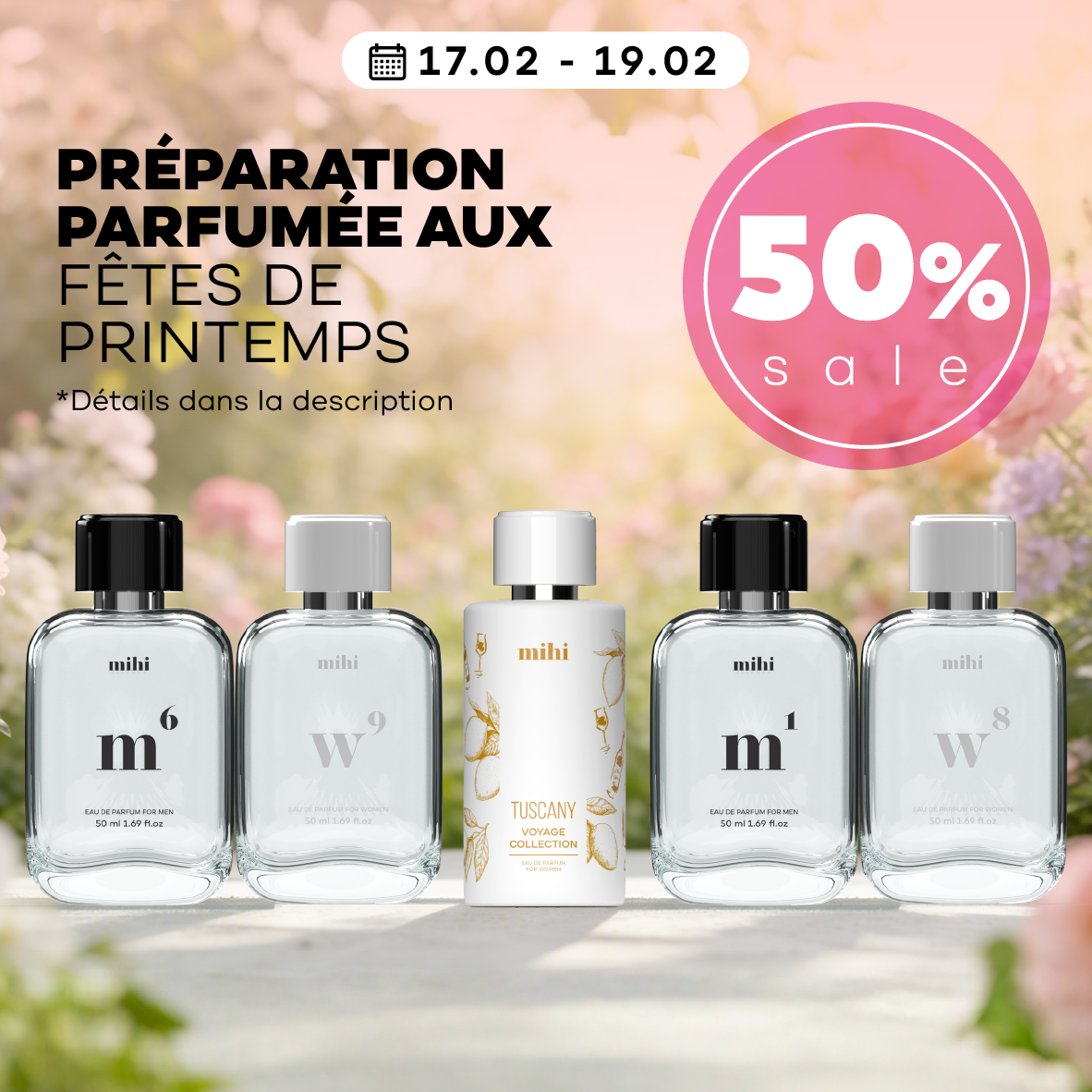 Préparation parfumée aux fêtes de printemps