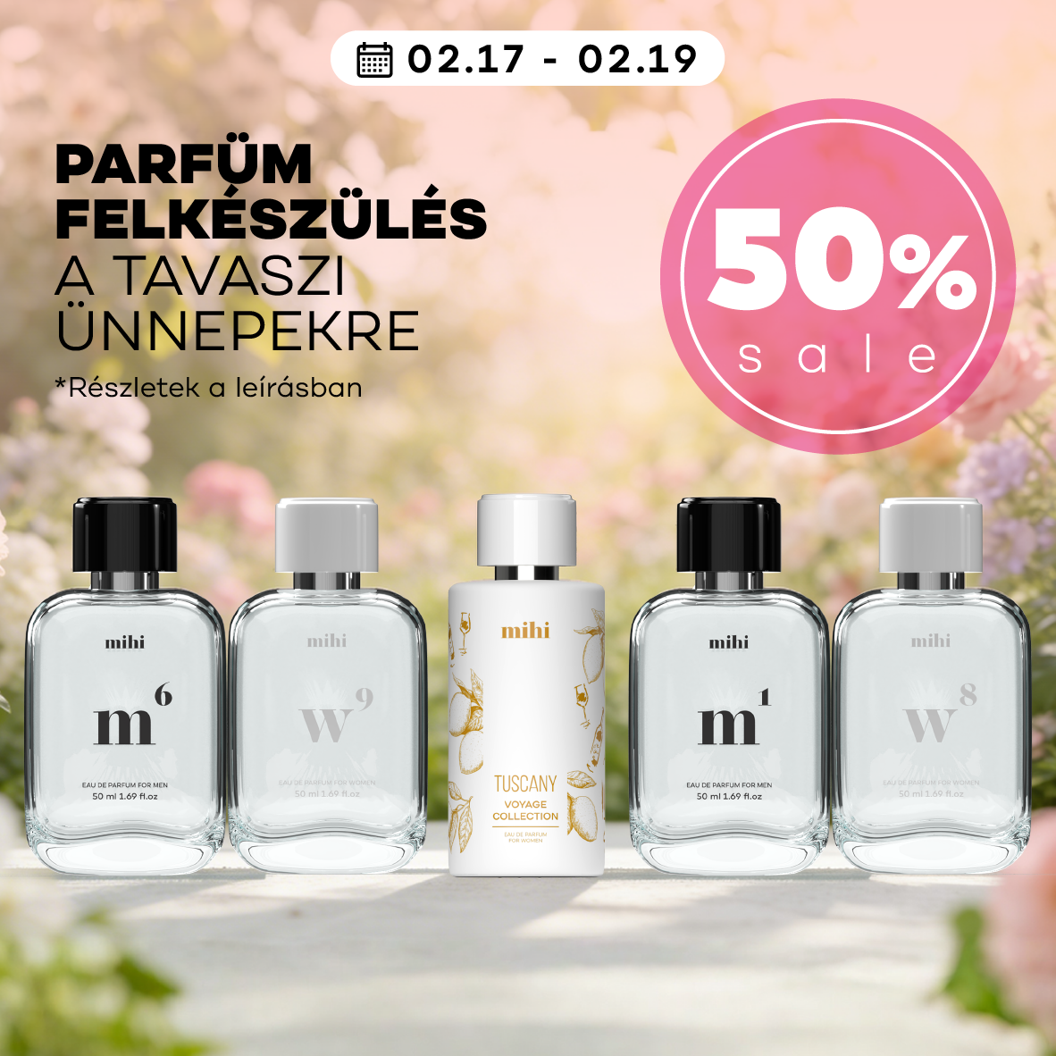 Parfüm felkészülés a tavaszi ünnepekre