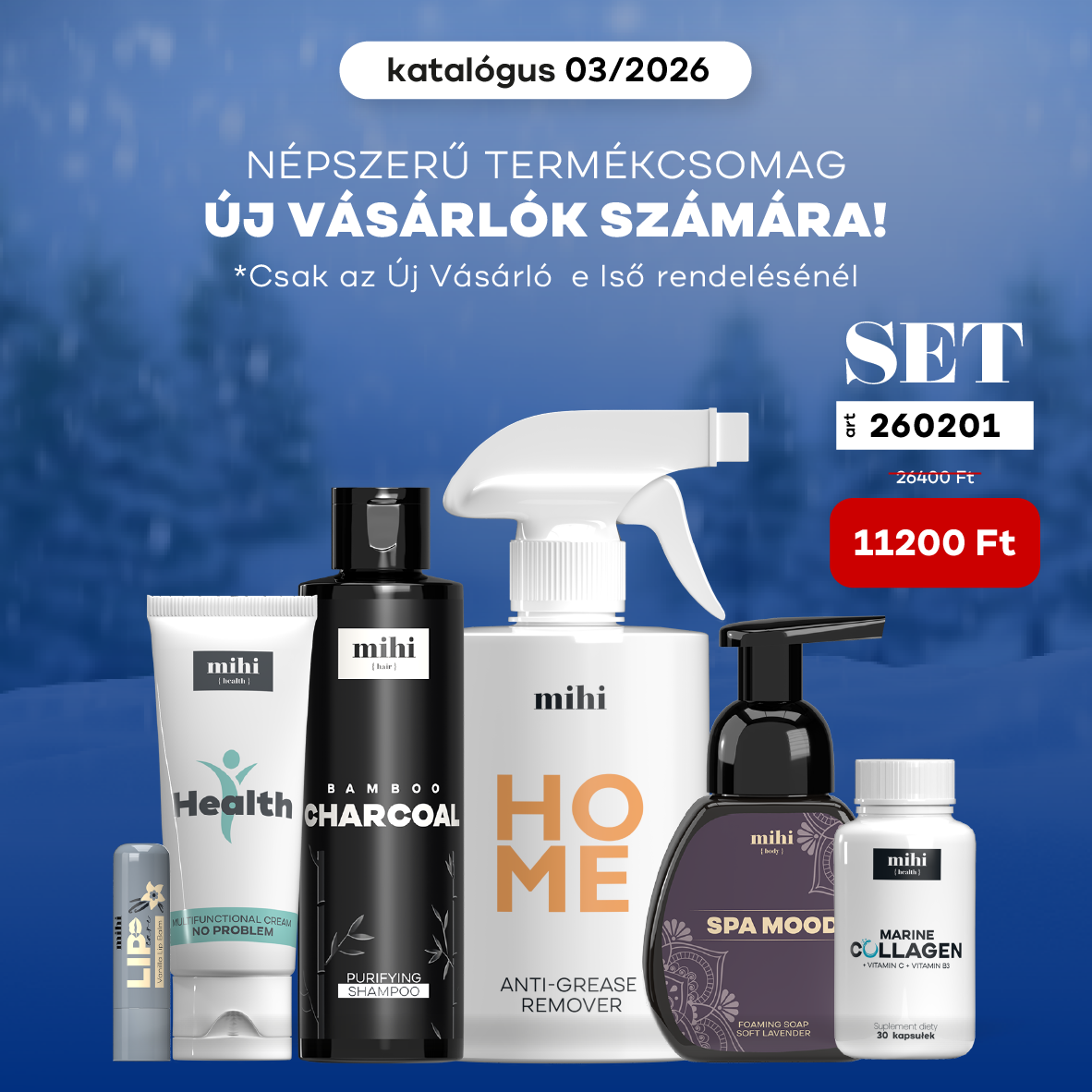 Új vásárlói csomag a 03/2026-os időszakban!