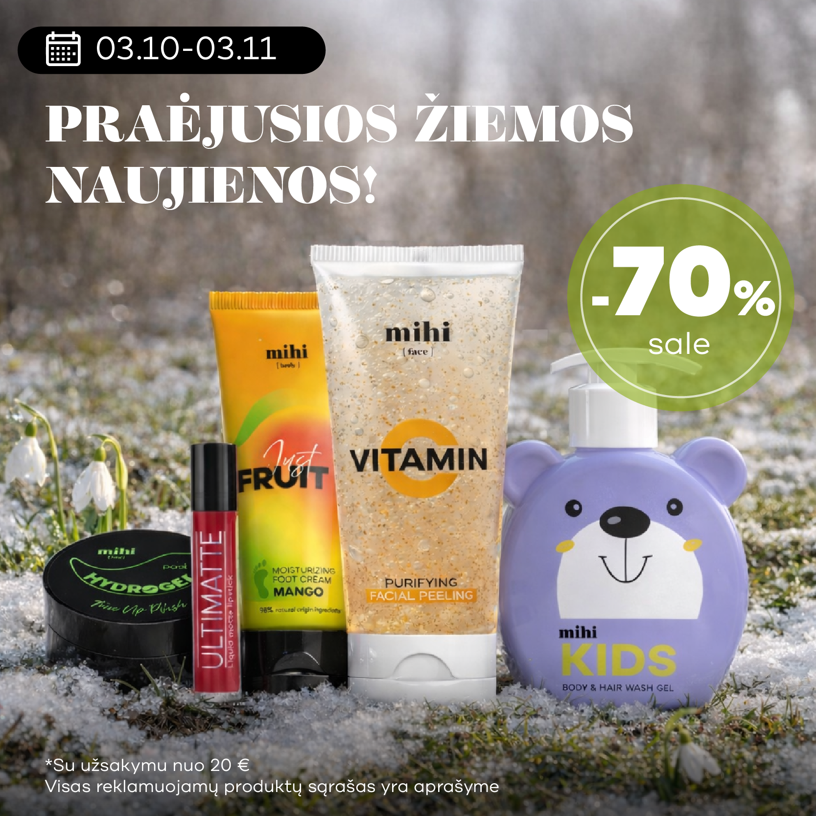 Praėjusios žiemos naujienos!