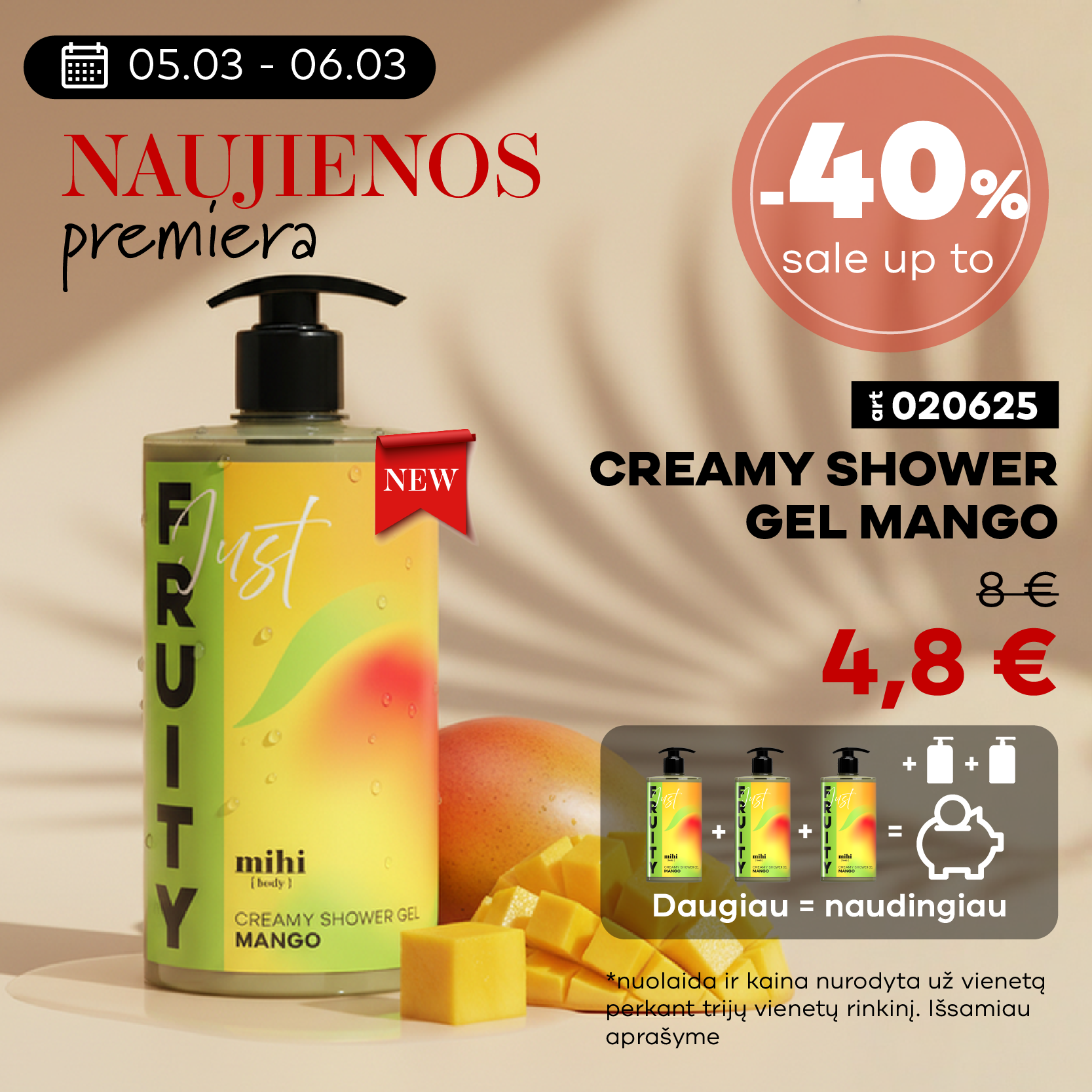 💥 NAUJIENOS premjera mihi! 🆕