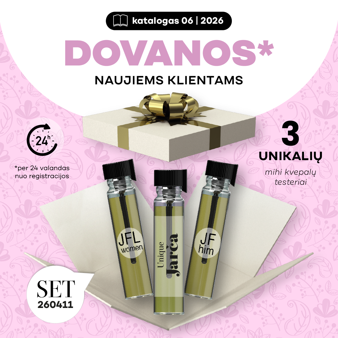Super bonusas naujiems pirkėjams 06/2026 periode! 💥