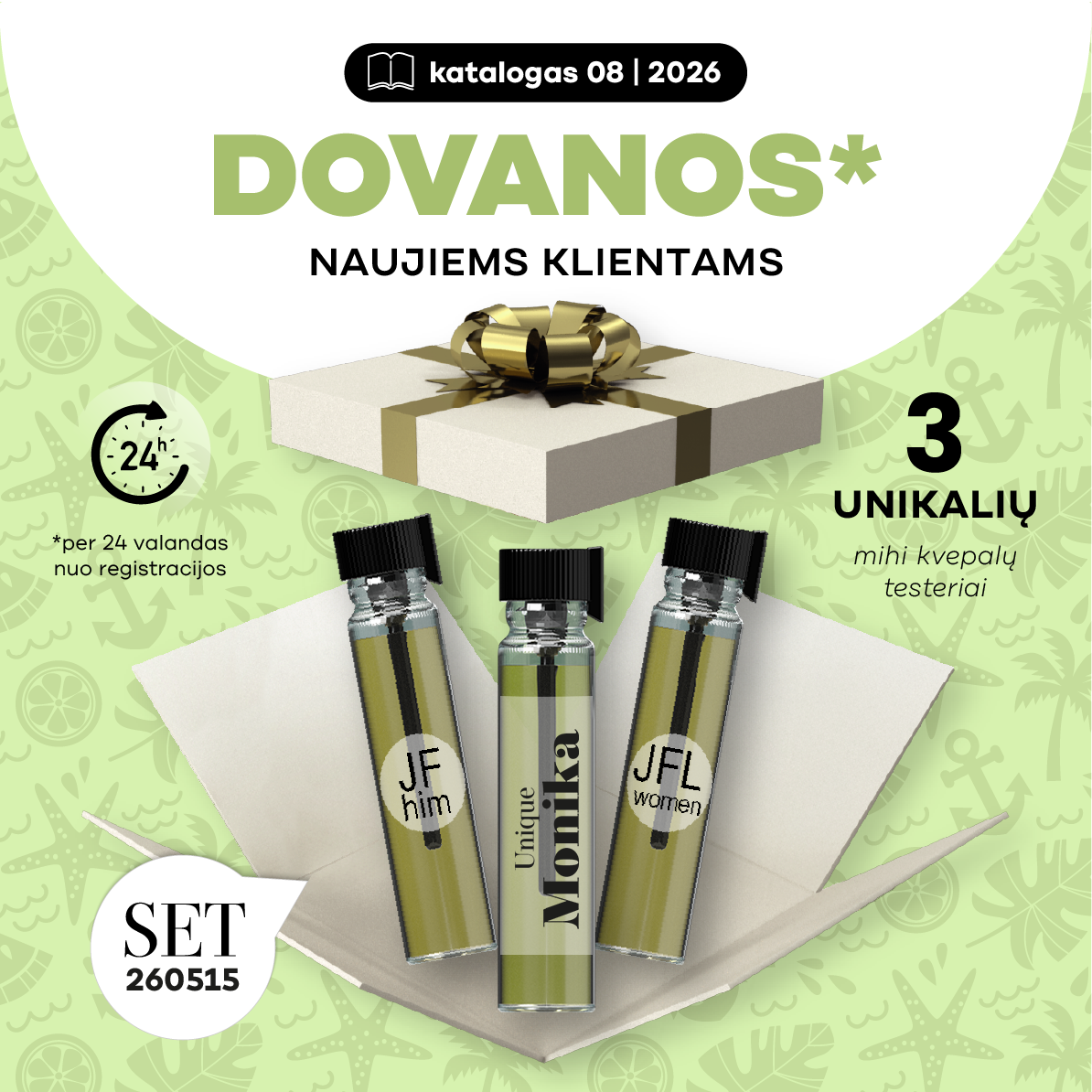 Super bonusas naujiems pirkėjams 08/2026 periode! 💥